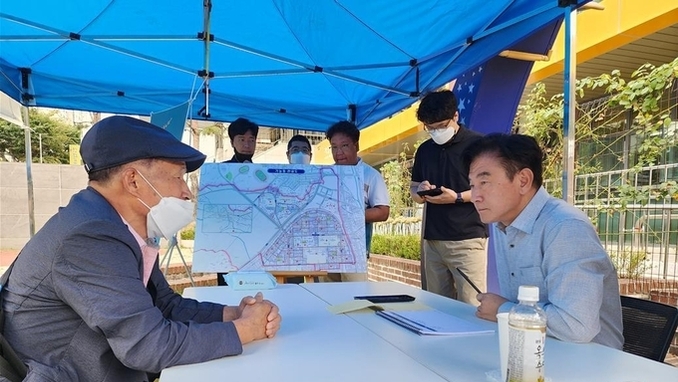 김동근 의정부시장, 시민들과 '현장소통' 호응 커