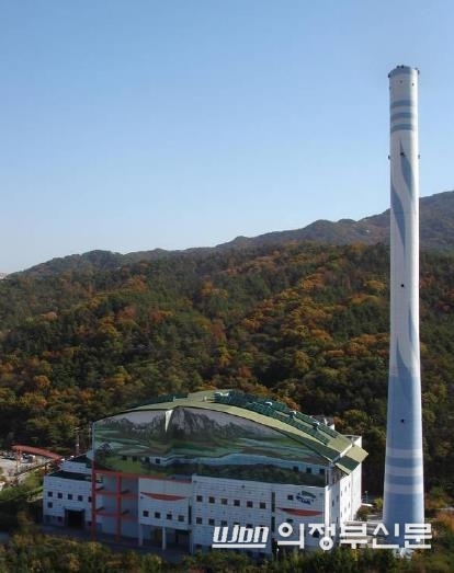 의정부시 자원회수시설 전경(사진설명)