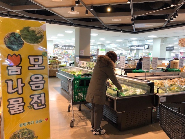 경기도보건환경연구원은 지난 2일부터 13일까지 수원, 안양, 안산, 구리 등 도내 4개 공영농산물도매시장과 백화점, 대형 유통매장 등에서 봄나물류 16종을 수거해 잔류농약 341종과 요오드(131I), 세슘(134Cs+137Cs) 등 방사성물질 검출 여부를 조사했다.(사진설명)