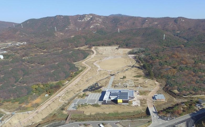양주 회암사지 전경