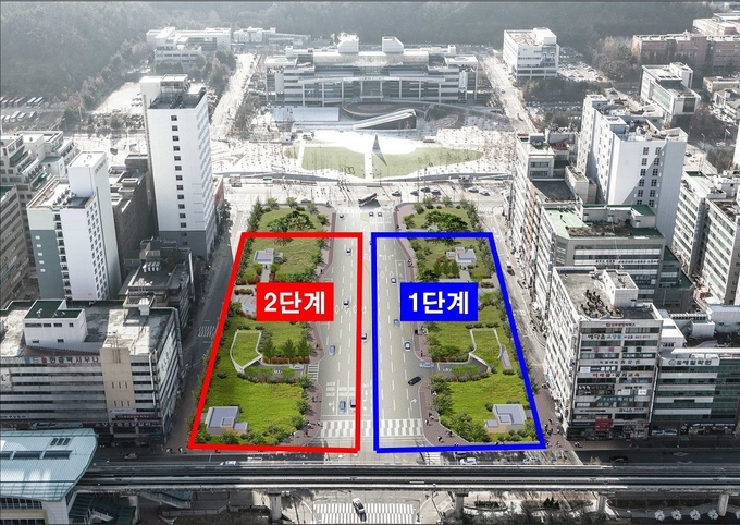 경기도 북부청사 앞 공영주차장 위치도