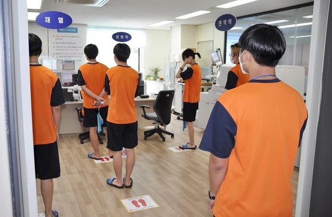 경기북부병무지청 병역판정검사장 모습