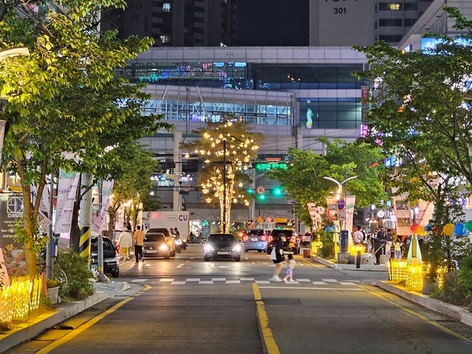 회룡역권역 문화의거리 야간경관조명 조성