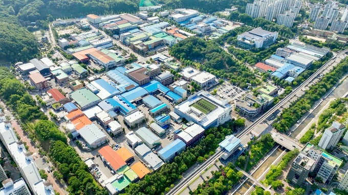 의정부 용현산업단지 전경(사진설명)