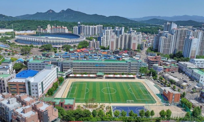 의정부고등학교 전경
