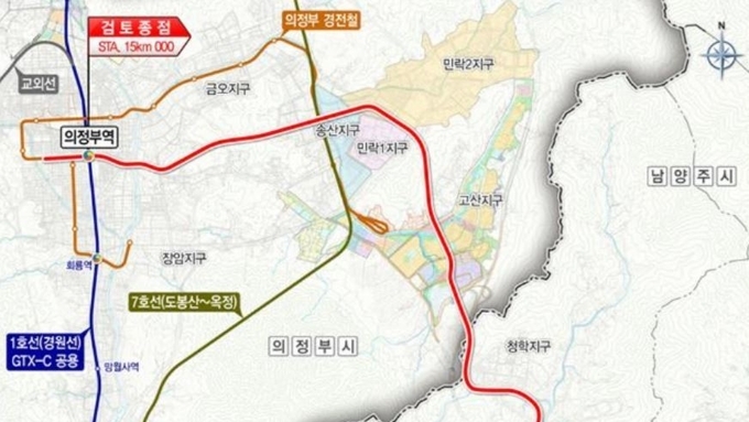 의정부시, 광역철도 판도 바꿀 지하철 8호선 연장 총력